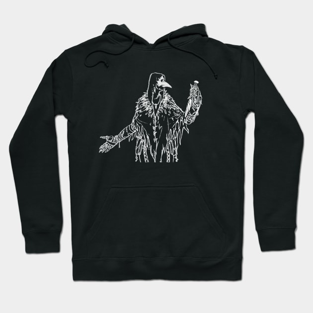 Val, Crow Seer Hoodie by Cleo Naturin